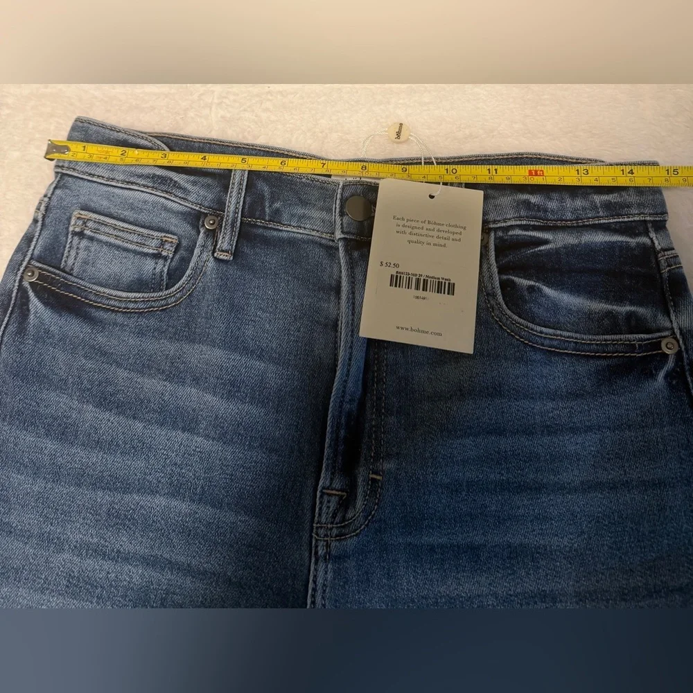 NWT Böhme Stretch Denim Jorts - Picture 7 of 9